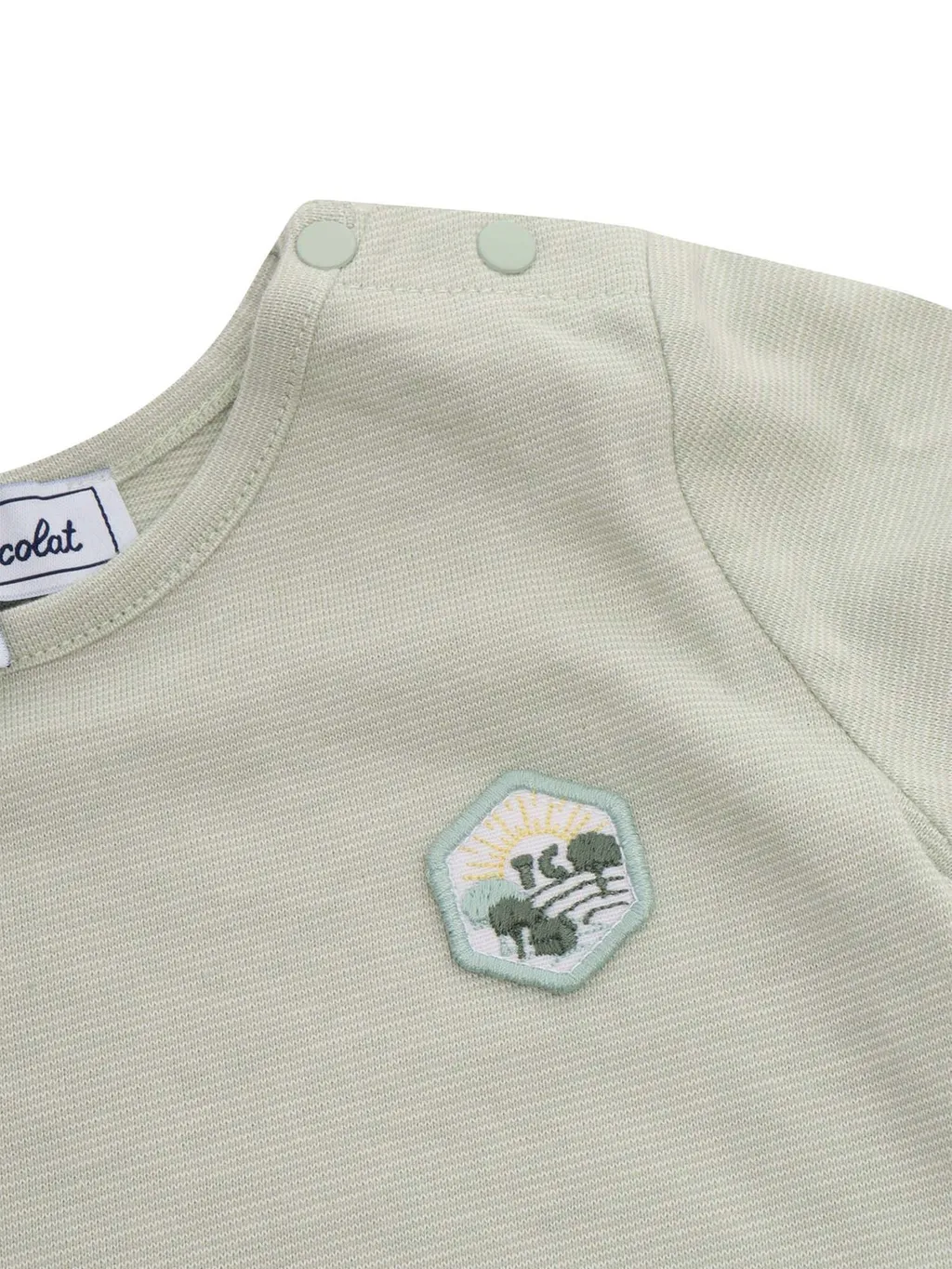 Tartine Et Chocolat Logo Patch Crewneck T-Shirt