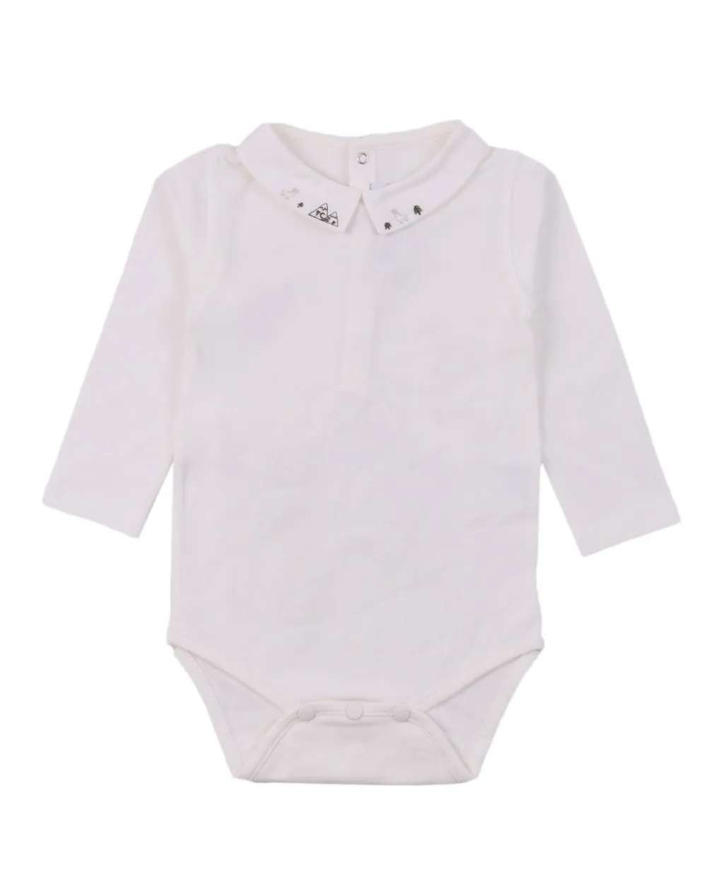 Tartine Et Chocolat Button Detailed Long-Sleeved Babygrow