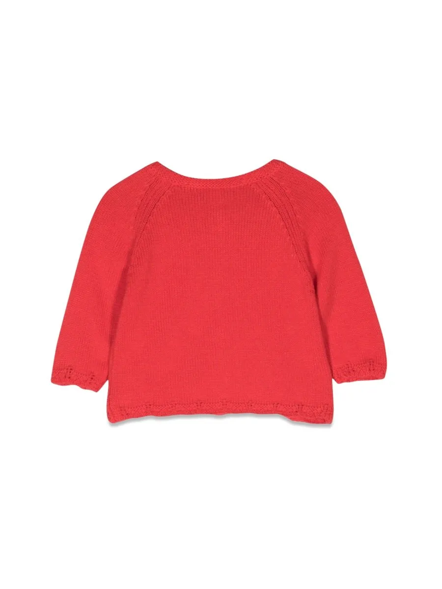 Tartine Et Chocolat Perforated Detailed Buttoned Cardigan