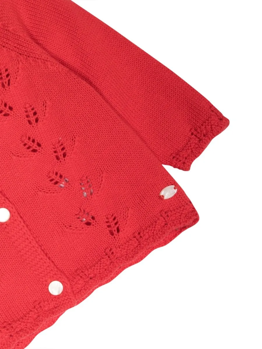 Tartine Et Chocolat Perforated Detailed Buttoned Cardigan