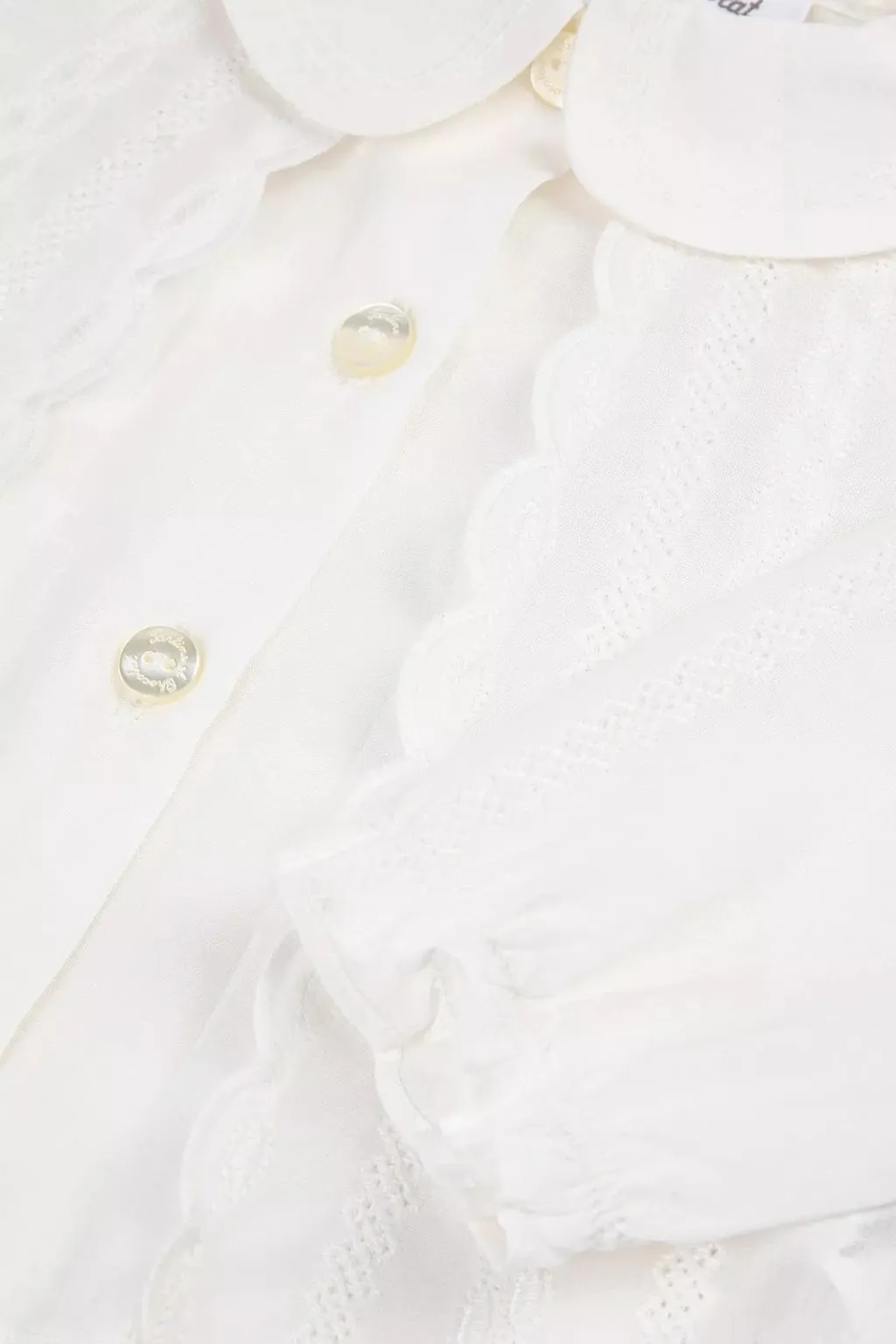 Tartine Et Chocolat Perforated Detailed Buttoned Blouse