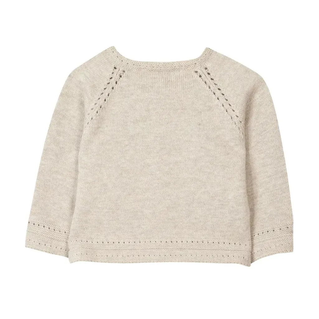 Tartine Et Chocolat Perforated Detailed Buttoned Cardigan