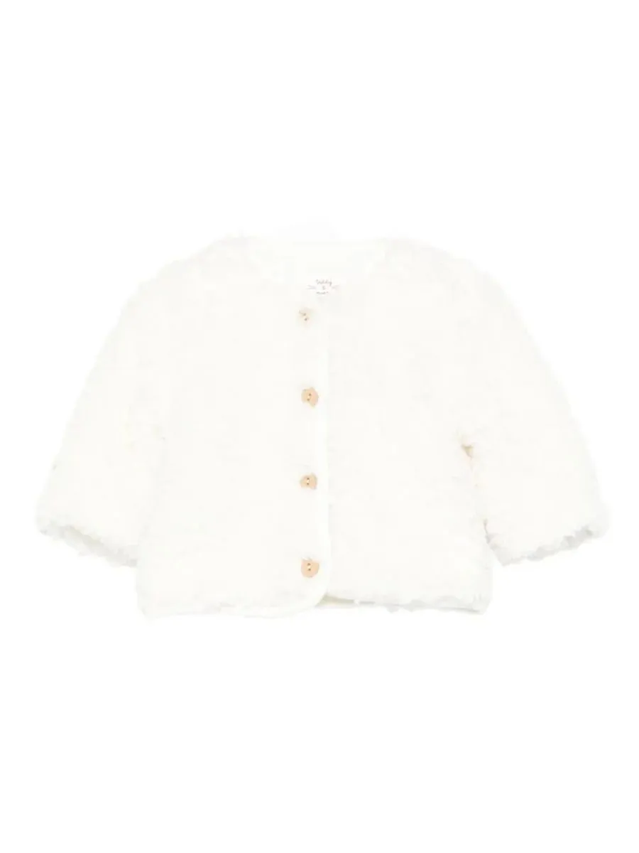 Teddy & Minou Button-Front Faux Fur Coat