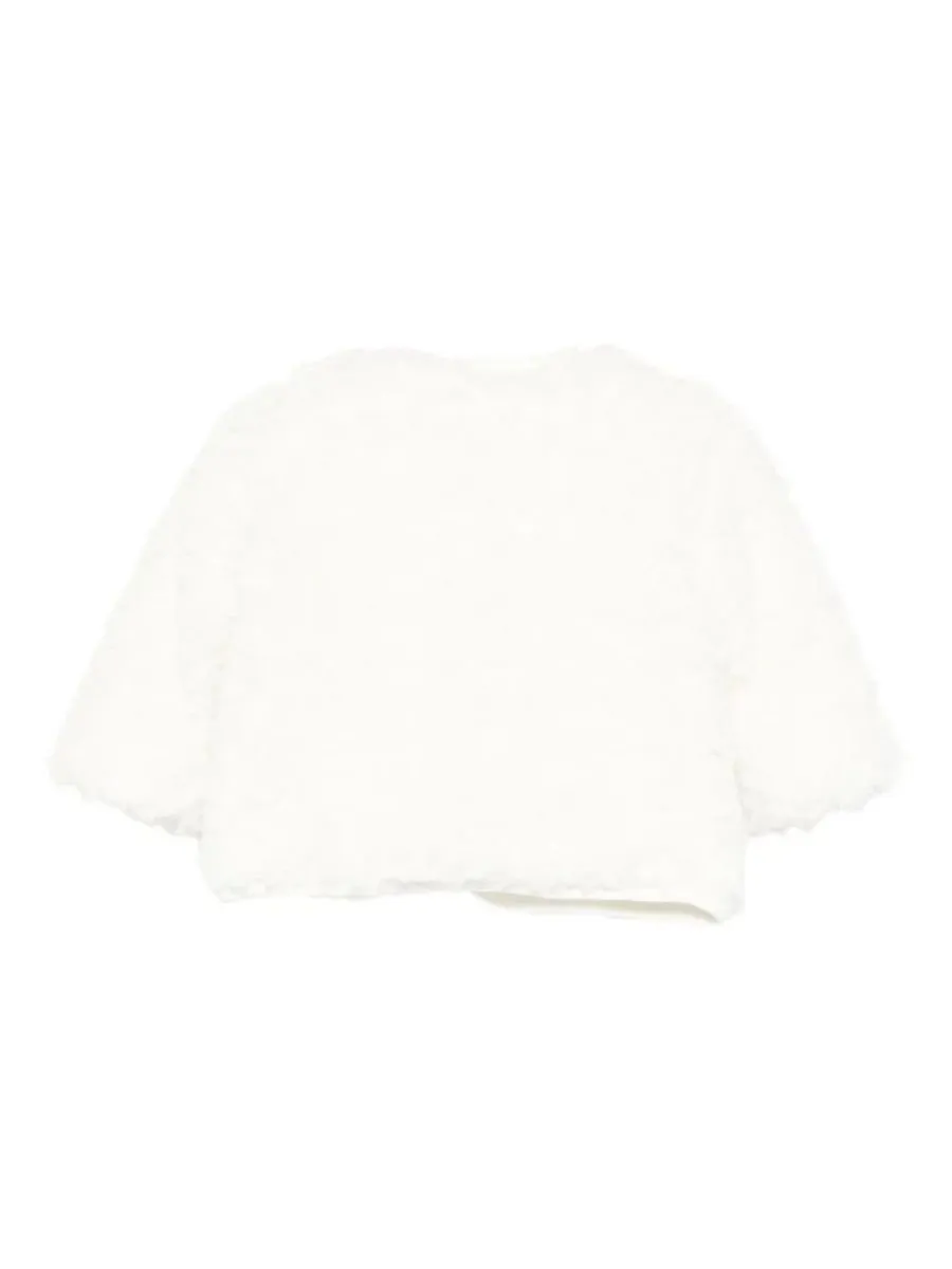 Teddy & Minou Button-Front Faux Fur Coat
