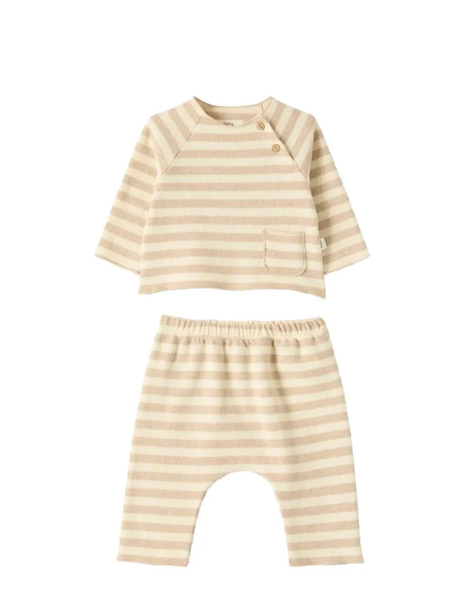 Teddy & Minou Striped Knit Set