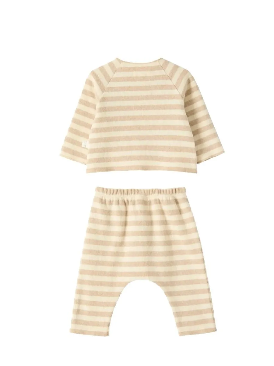 Teddy & Minou Striped Knit Set