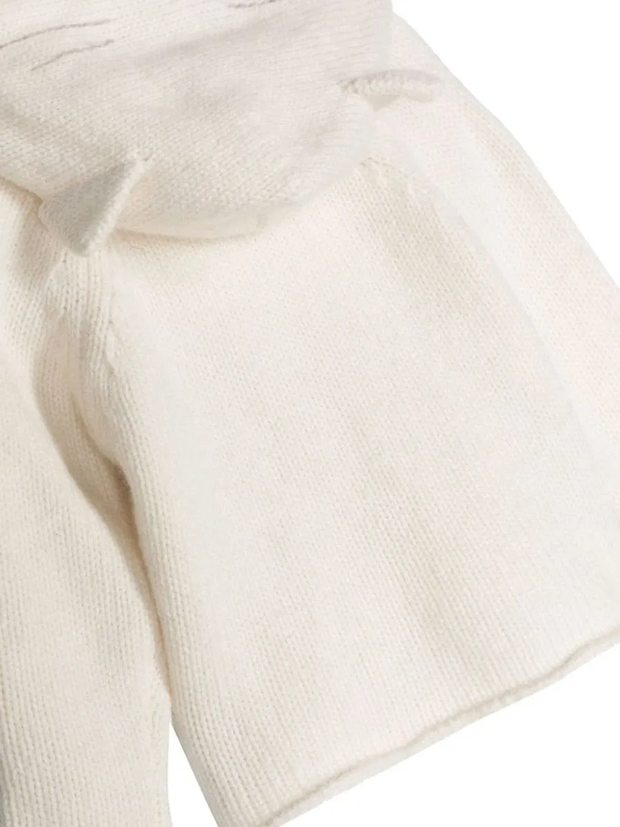 Teddy & Minou Buttoned Hooded Knitwear