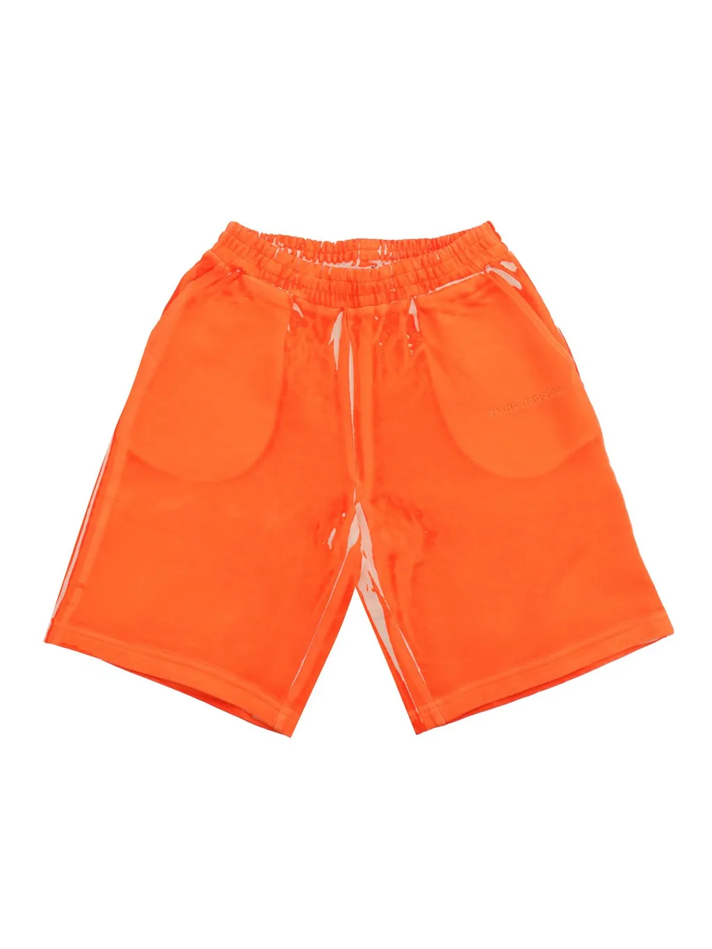The Marc Jacobs Kids Logo Embroidered High-Waist Shorts