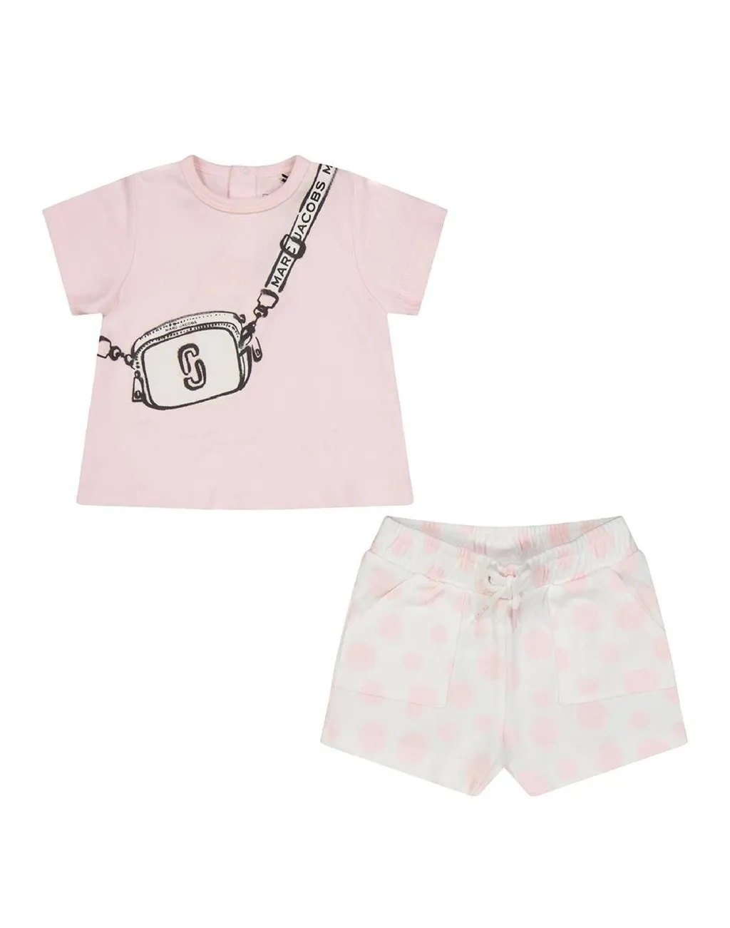 The Marc Jacobs Kids Graphic-Printed Crewneck Shorts Set