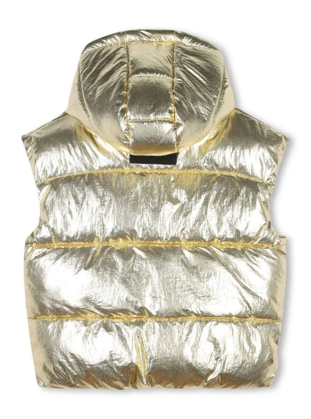 The Marc Jacobs Kids Metallic Hooded Down Vest