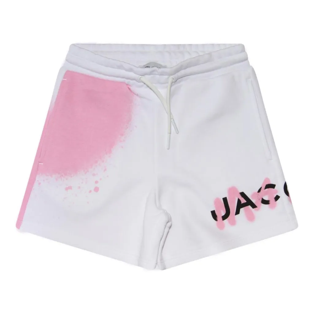 The Marc Jacobs Kids Logo Printed Drawstring Shorts