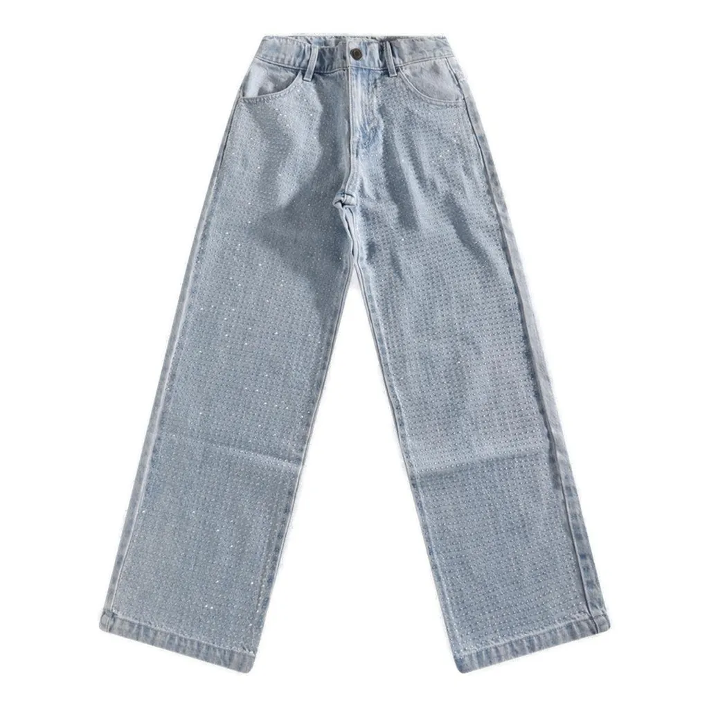 The Marc Jacobs Kids Embellished Washed Jeans