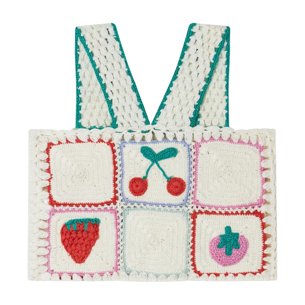 Stella Mccartney Kids Fruit-Crochet Top