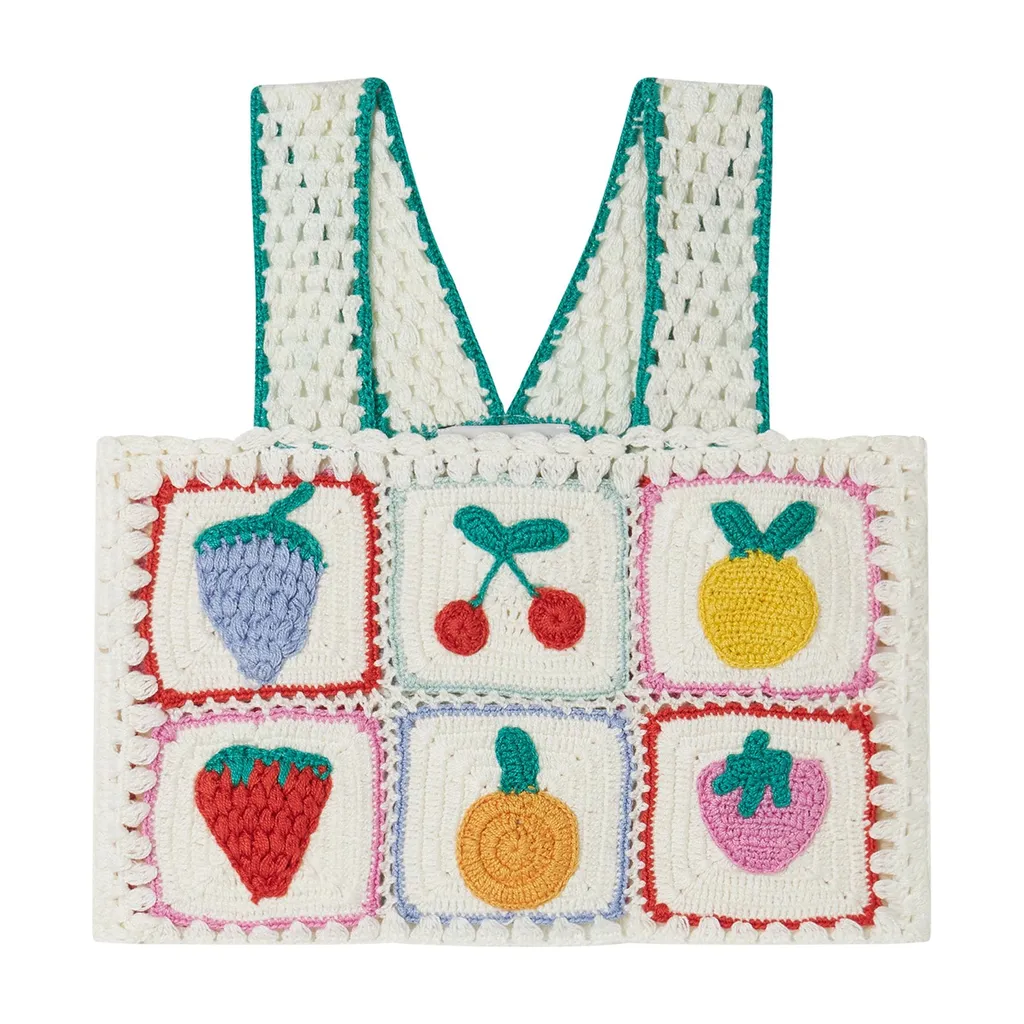 Stella Mccartney Kids Fruit-Crochet Top