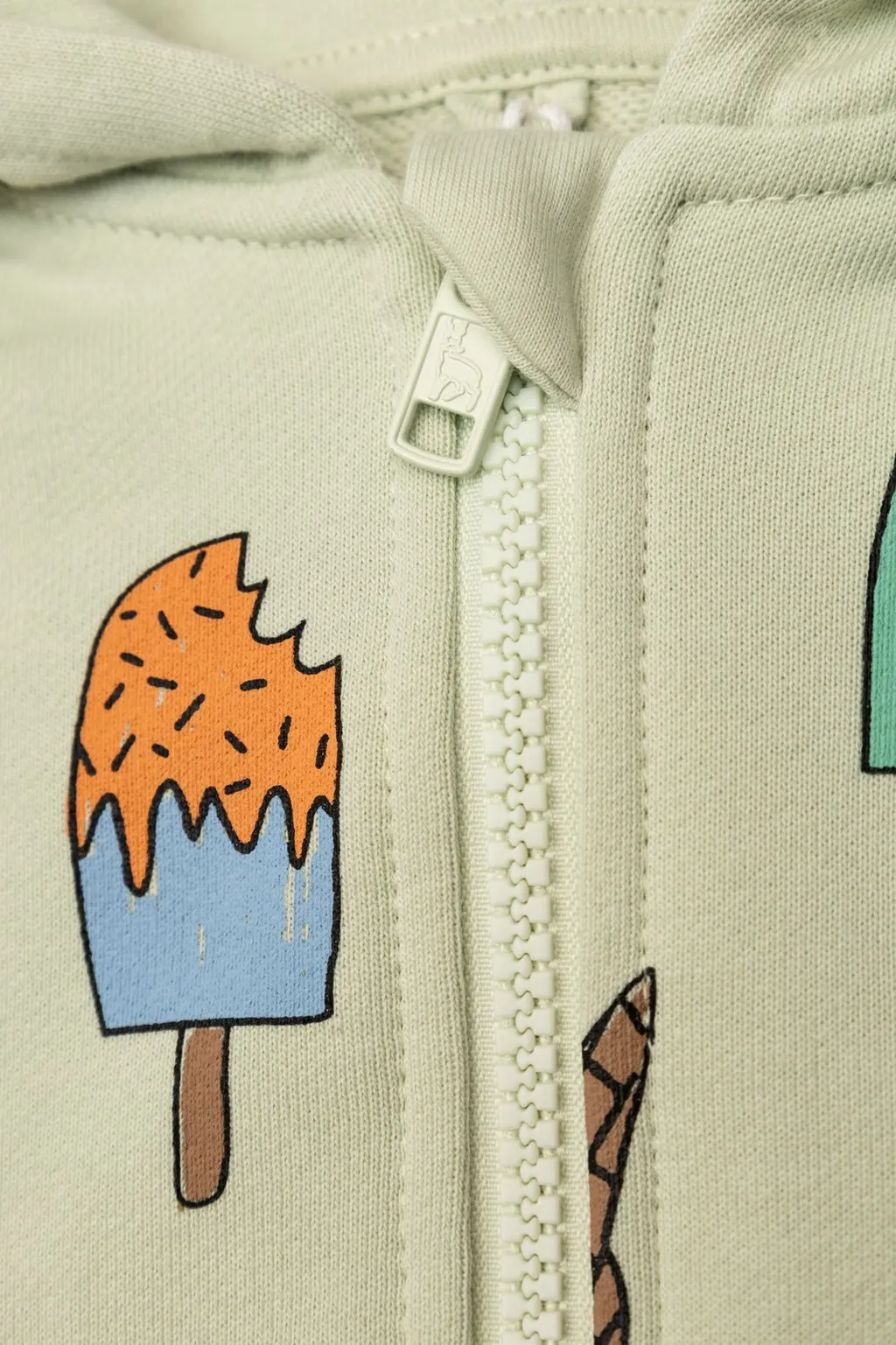Stella Mccartney Kids Illustration-Printed Zip-Up Hoodie