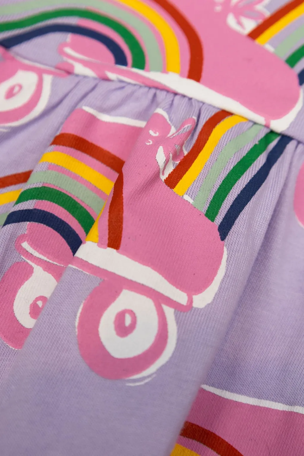 Stella Mccartney Kids All-Over Patterned Crewneck Dress