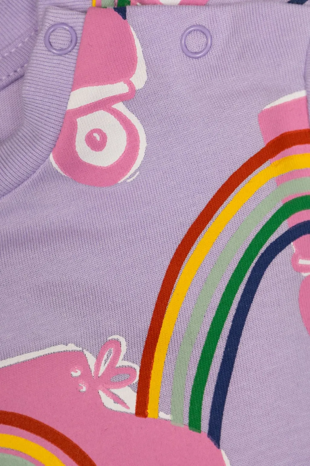 Stella Mccartney Kids All-Over Patterned Crewneck Dress