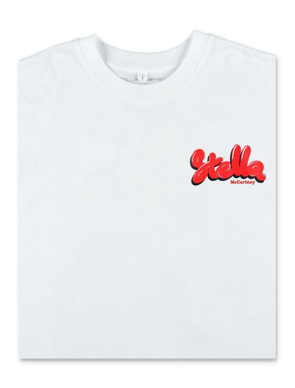Stella Mccartney Kids Logo Printed Crewneck T-Shirt