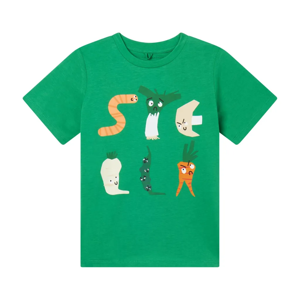 Stella Mccartney Kids Farm Printed Crewneck T-Shirt