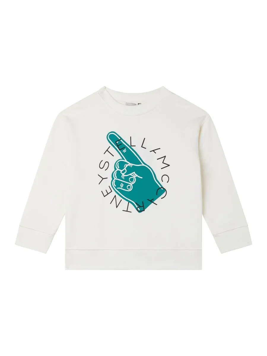 Stella Mccartney Kids Logo Print Sweatshirt