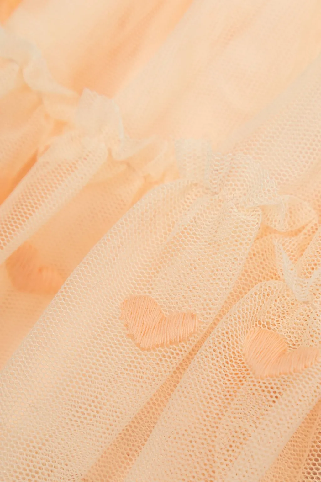 Stella Mccartney Kids Heart-Embroidered Ruffled Skirt