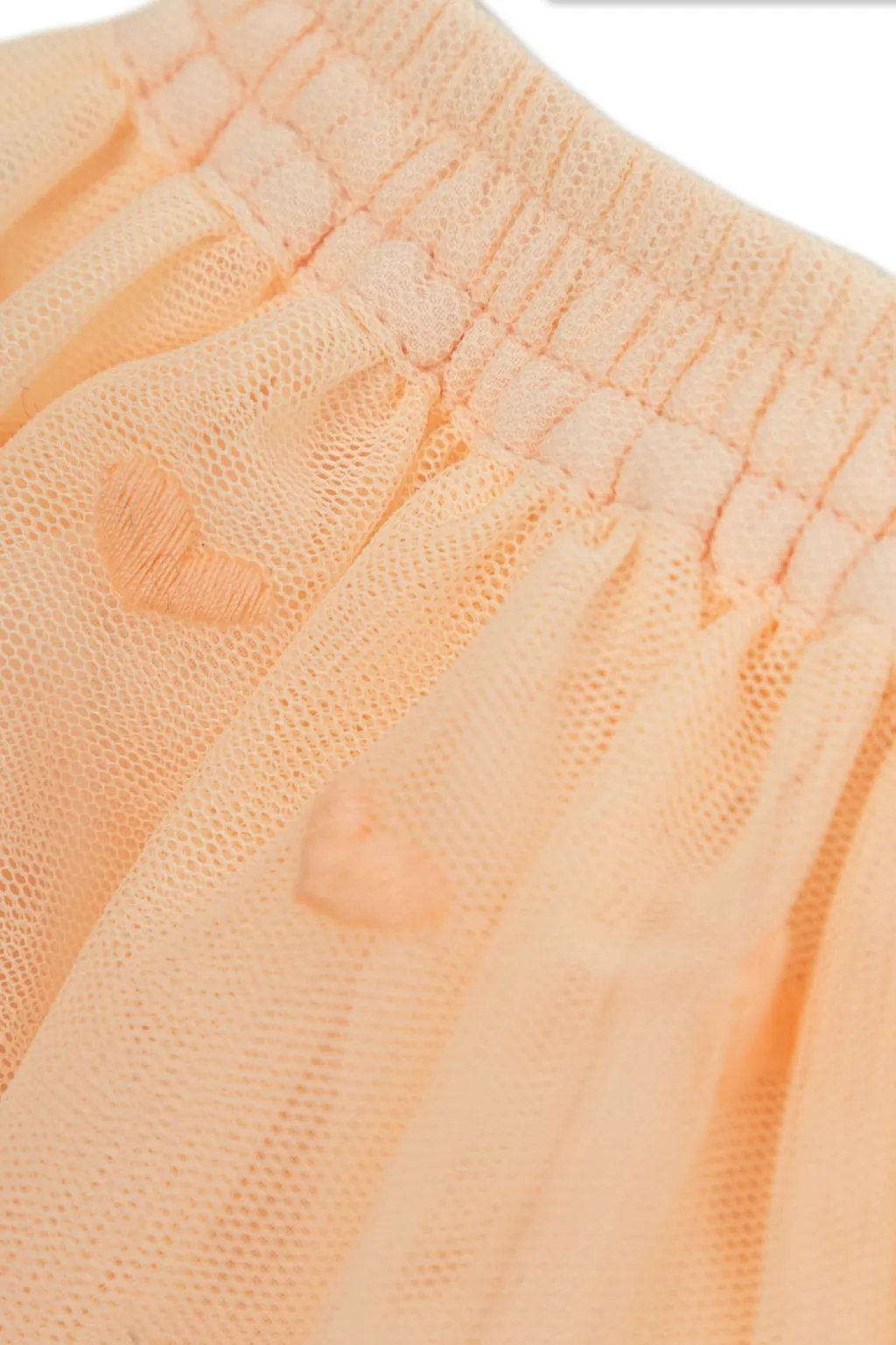 Stella Mccartney Kids Heart-Embroidered Ruffled Skirt