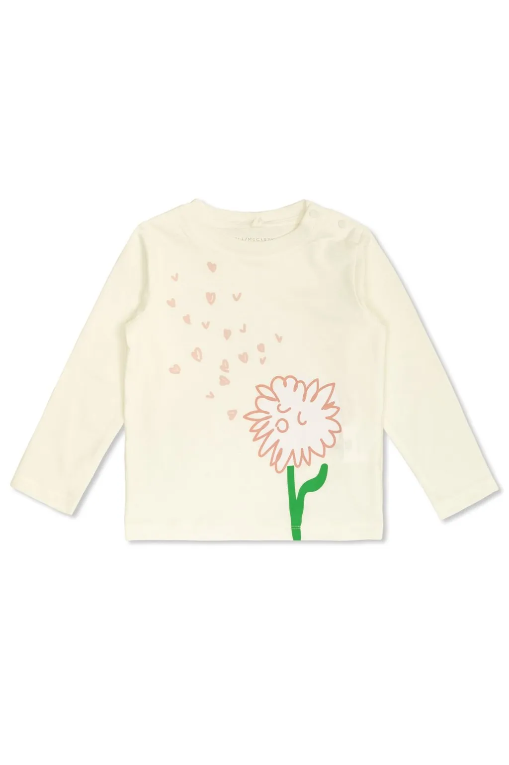 Stella Mccartney Kids Floral-Printed Crewneck T-Shirt