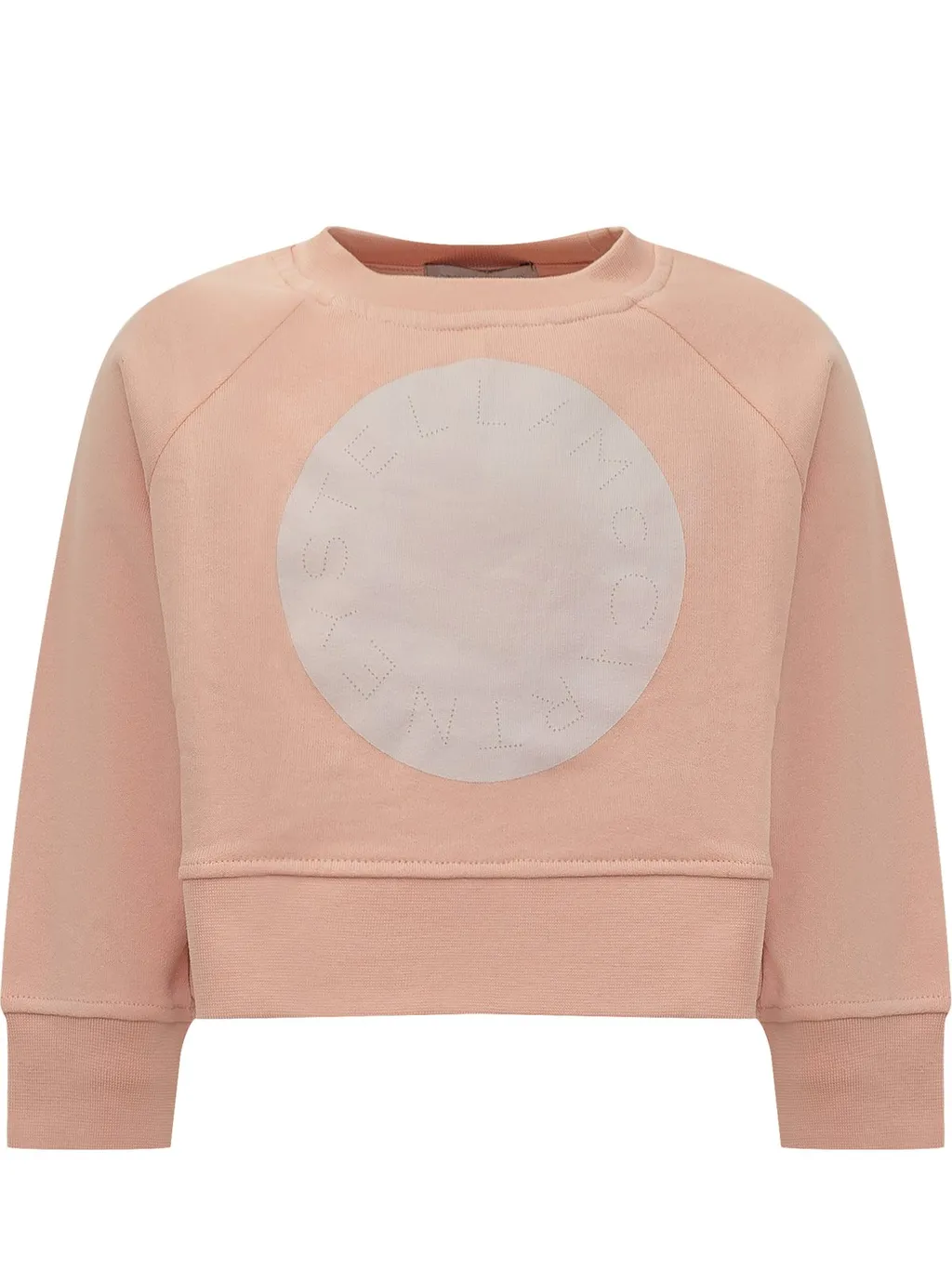Stella Mccartney Kids Logo Printed Crewneck Fleece Sweatshirt