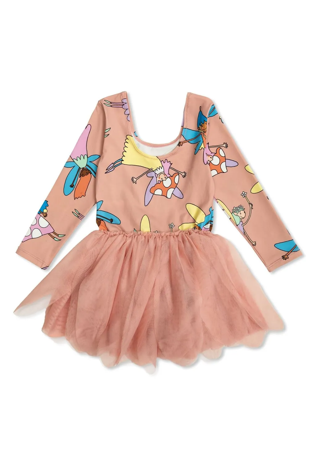 Stella Mccartney Kids Fairy Printed Crewneck Dress