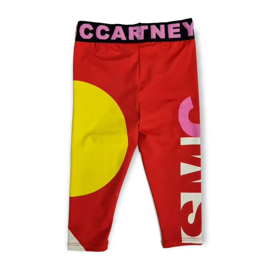 Stella Mccartney Kids Logo-Waistband Stretched Leggings
