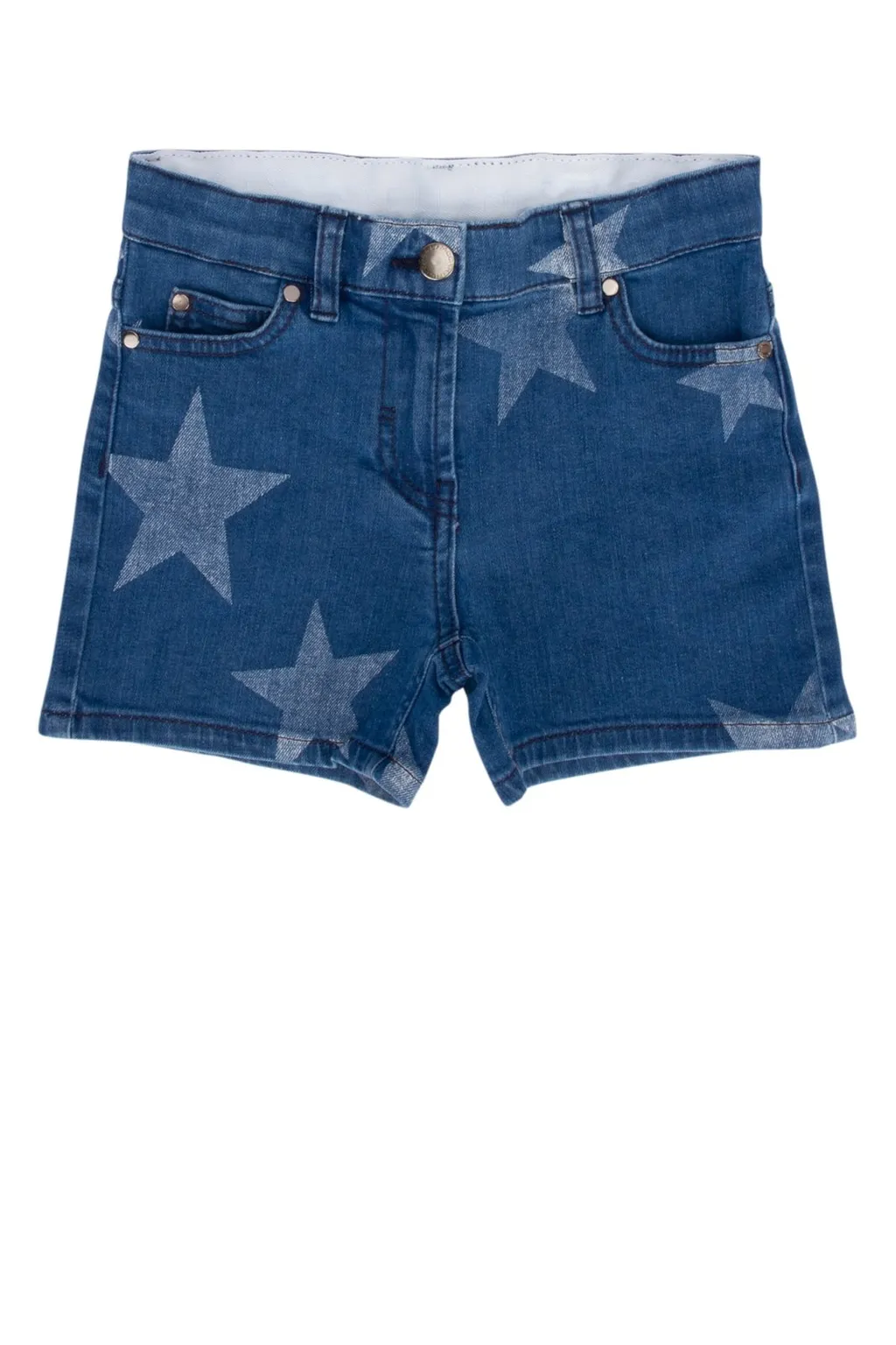 Stella Mccartney Kids Star Printed Denim Shorts
