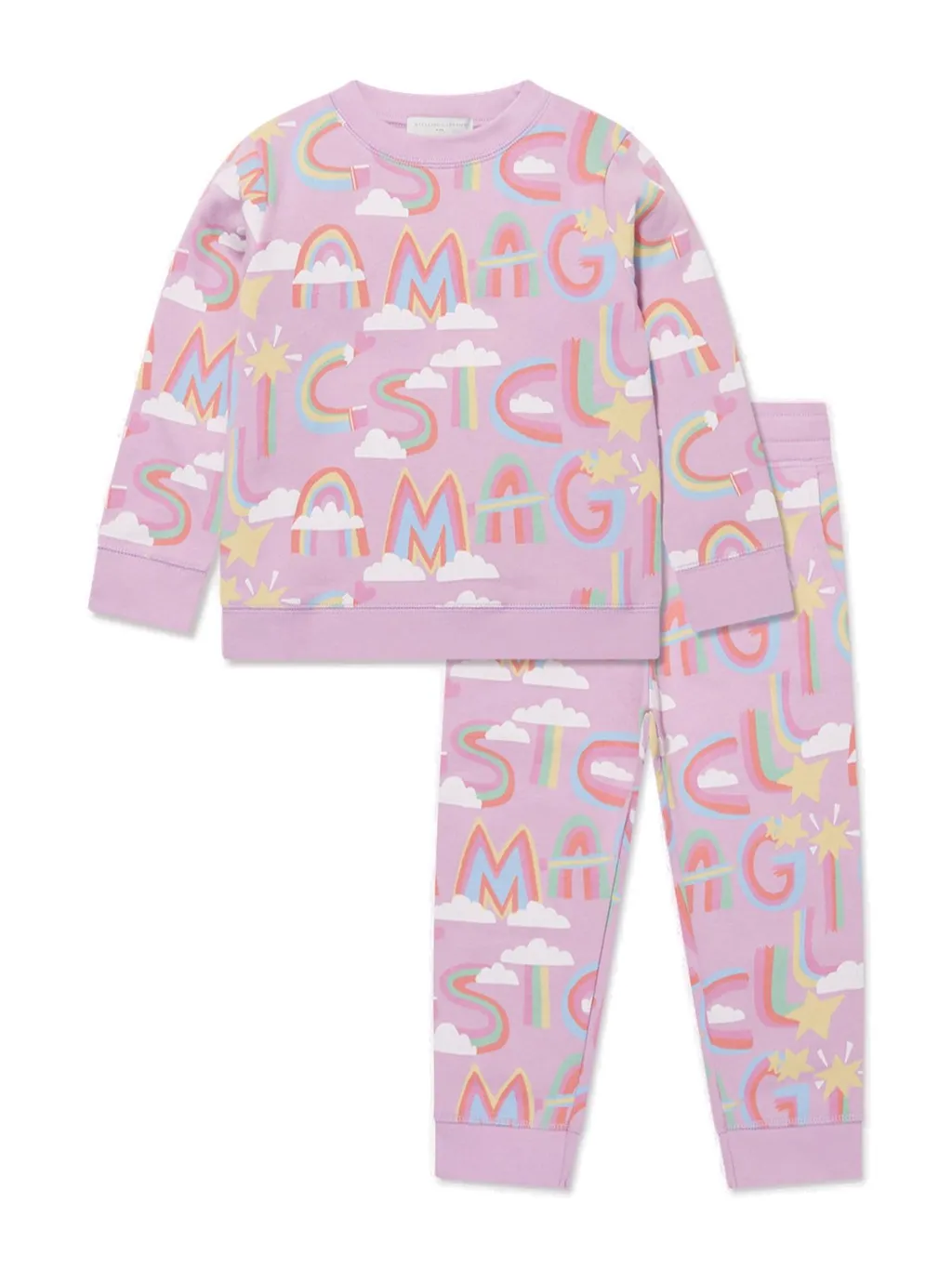 Stella Mccartney Kids Graphic Printed Crewneck Tracksuit