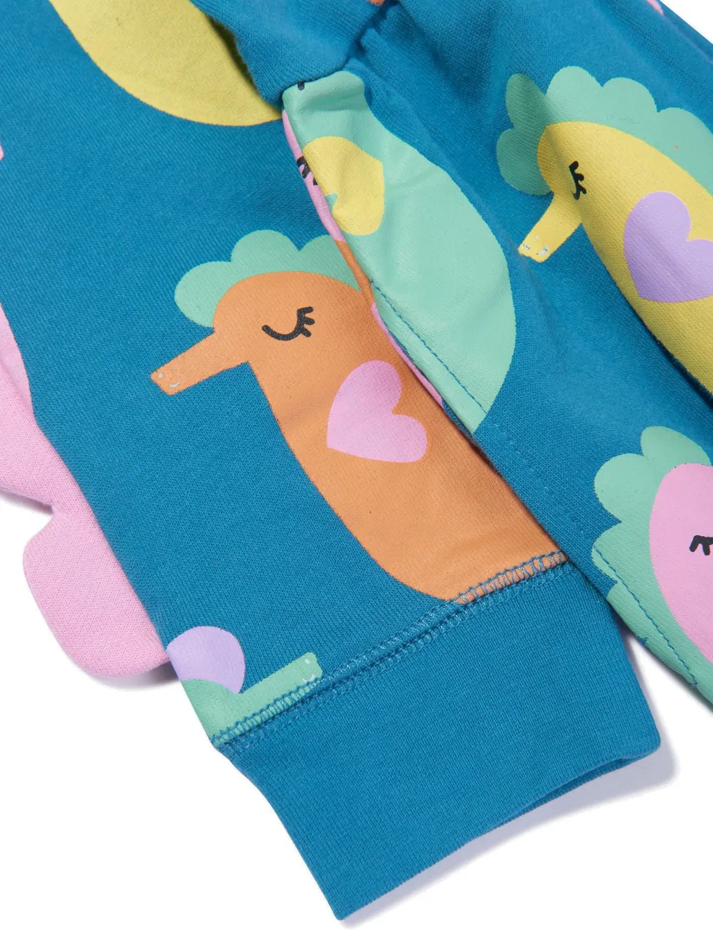 Stella Mccartney Kids Seahorse-Printed Crewneck Dress