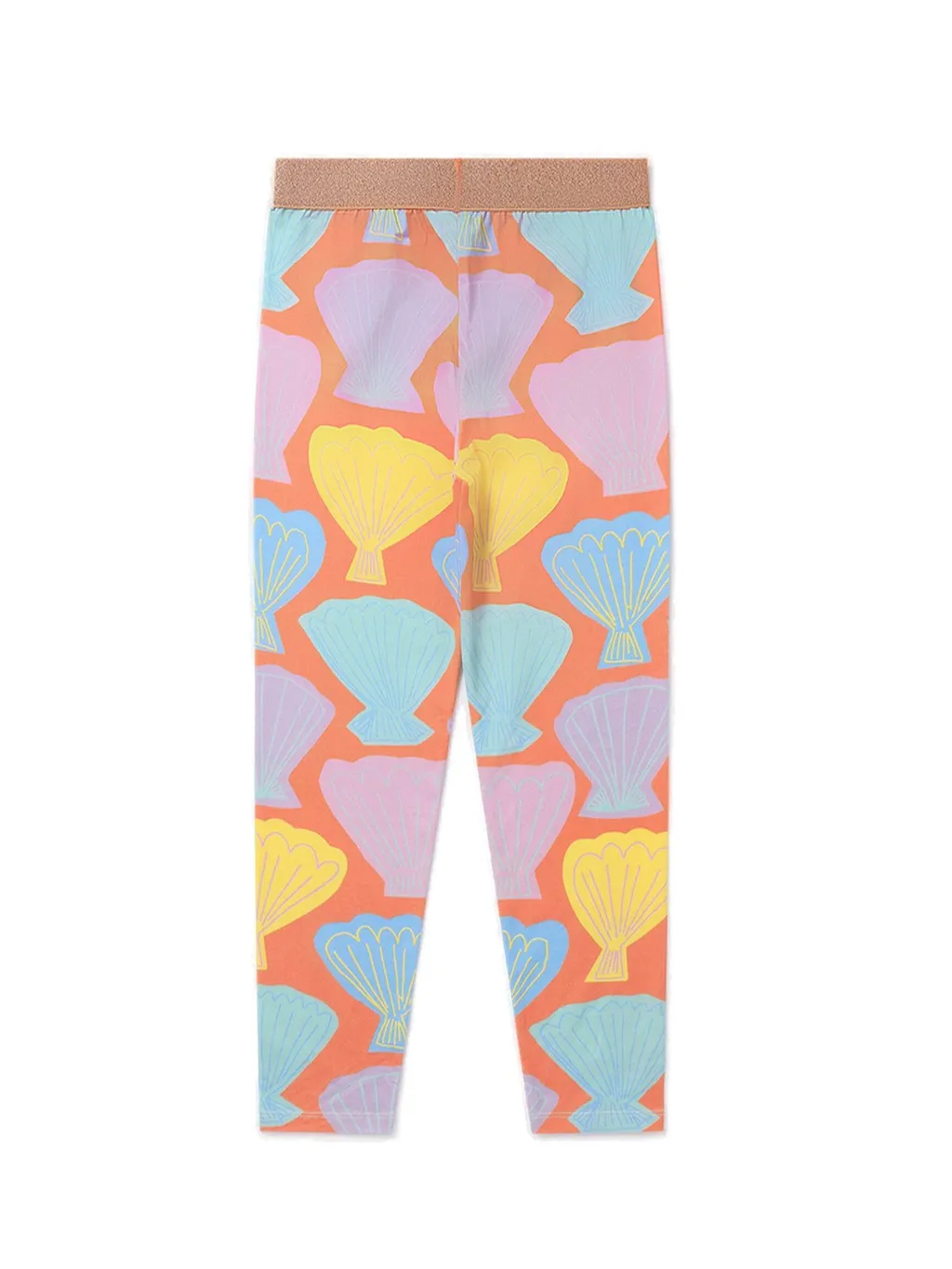 Stella Mccartney Kids Seashell-Printed Stretched Leggings