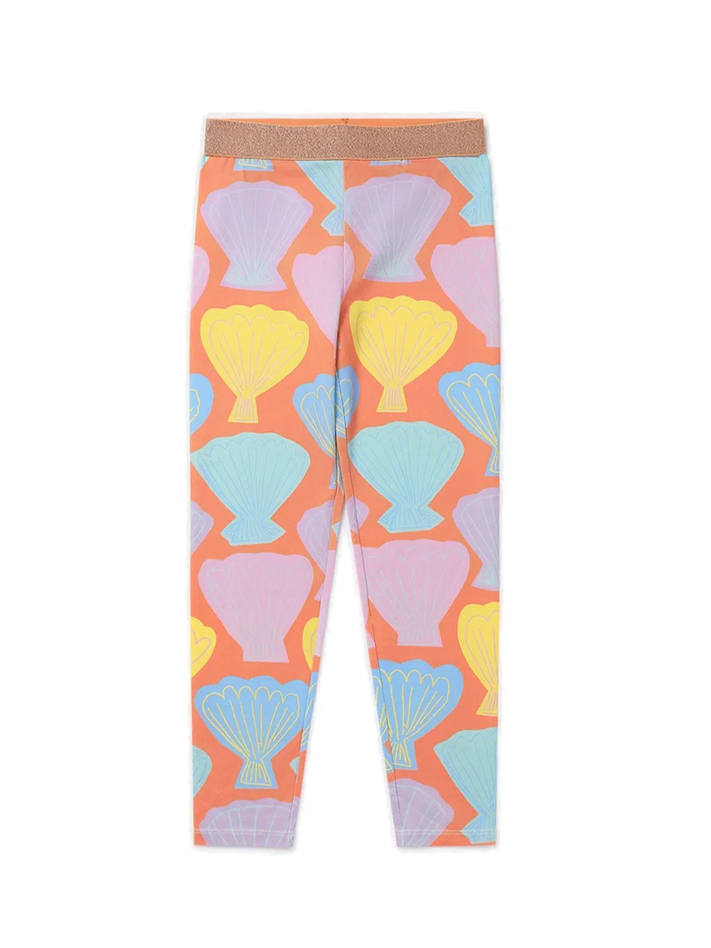 Stella Mccartney Kids Seashell-Printed Stretched Leggings
