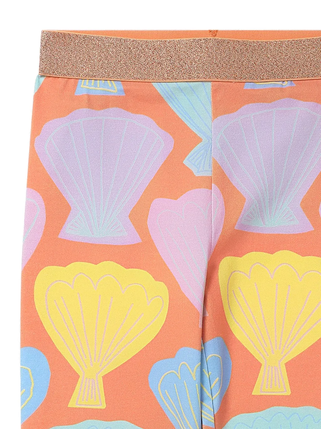 Stella Mccartney Kids Seashell-Printed Stretched Leggings