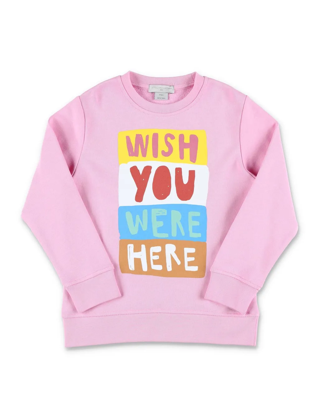 Stella Mccartney Kids Text-Printed Crewneck Sweatshirt