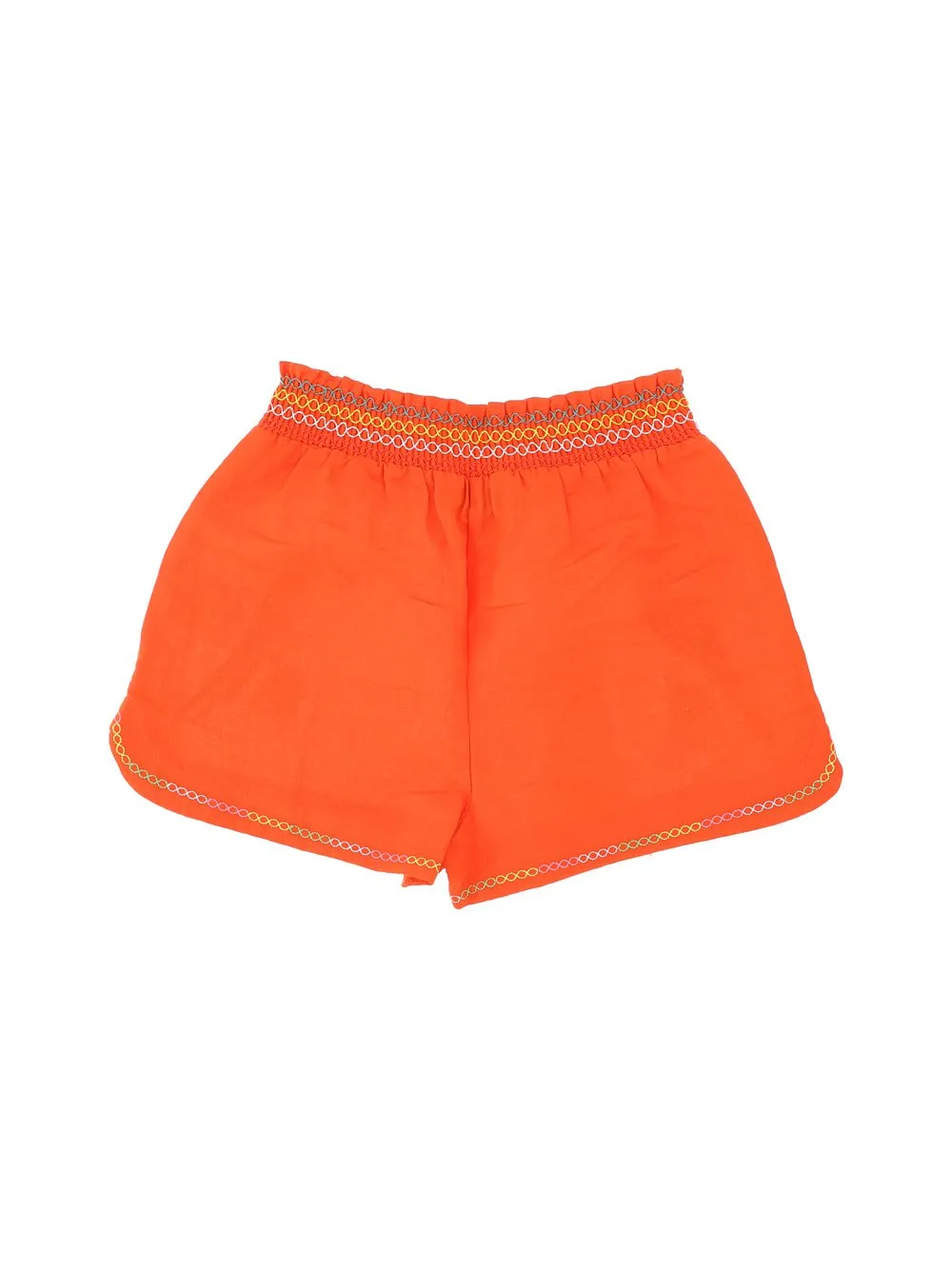 Stella Mccartney Kids Parrots Embroidered Elasticated Waistband Shorts