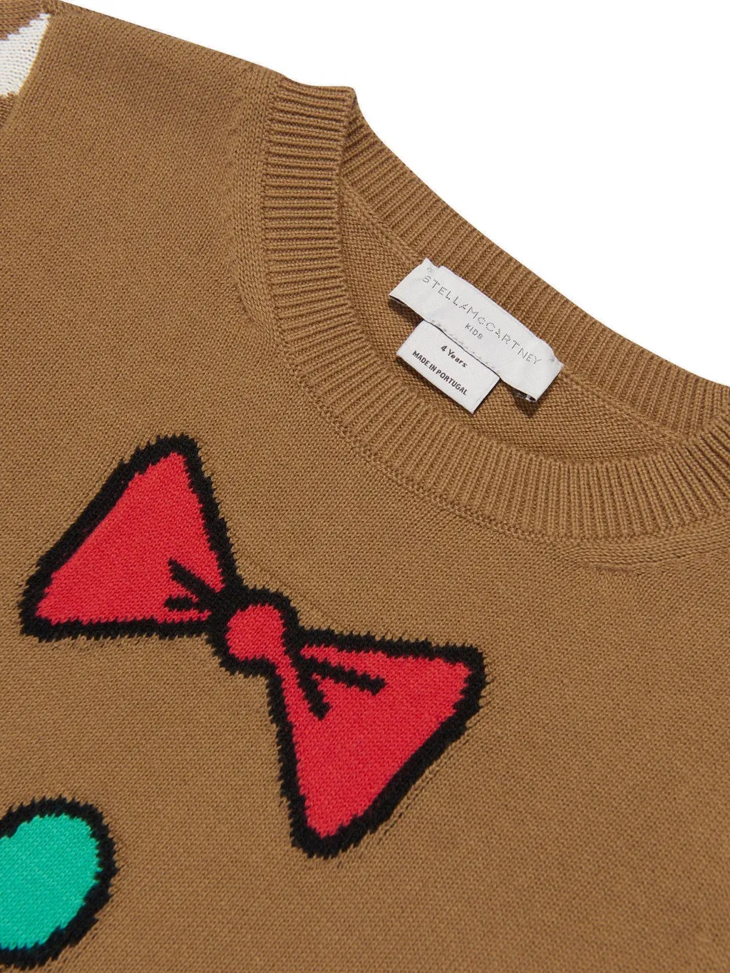 Stella Mccartney Kids Intarsia-Knit Crewneck Jumper