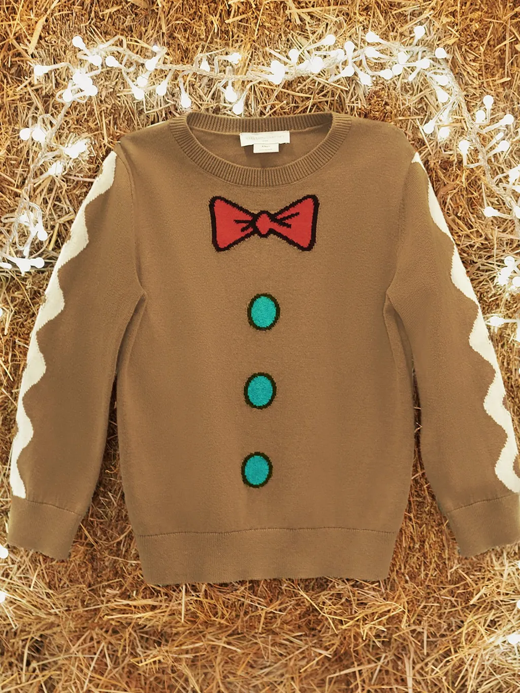 Stella Mccartney Kids Intarsia-Knit Crewneck Jumper