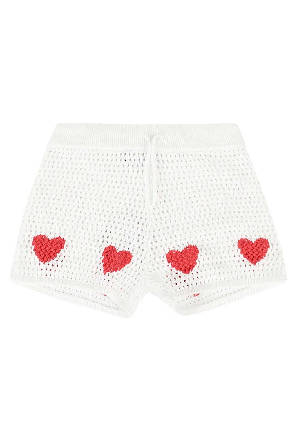 Stella Mccartney Kids Crocheted Drawstring Shorts