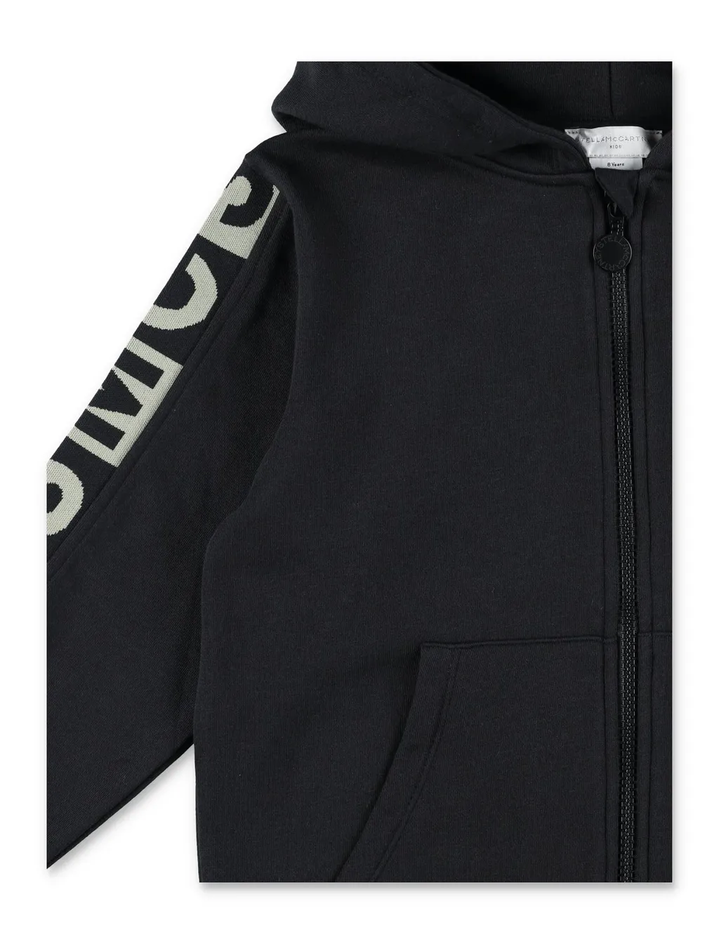 Stella Mccartney Kids Logo-Jacquard Zip-Up Hoodie