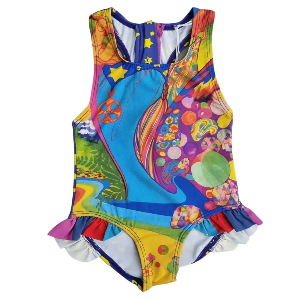 Stella Mccartney Kids Graphic-Printed One Piece Swimwear