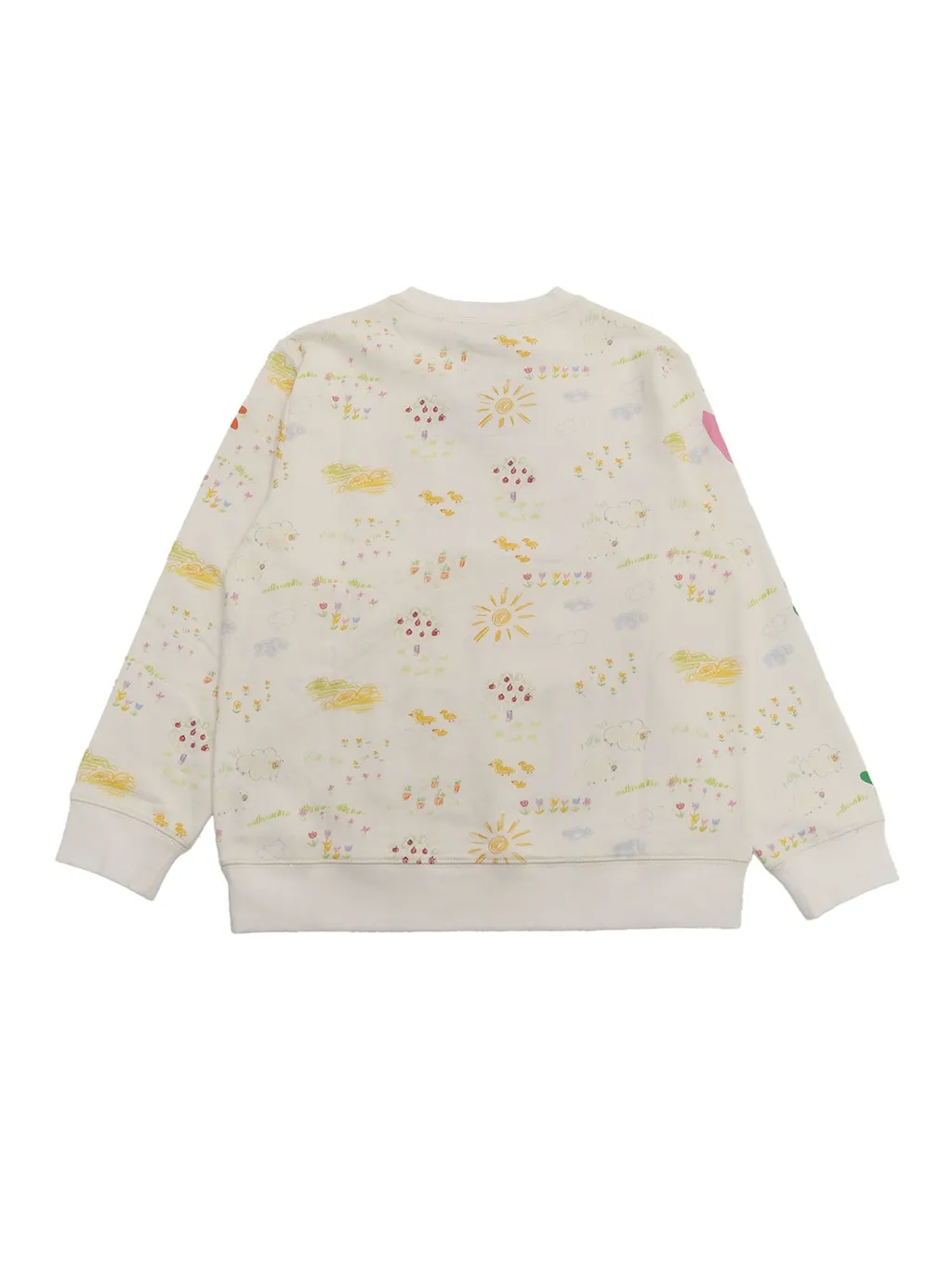 Stella Mccartney Kids Logo Patch Creweneck Sweatshirt