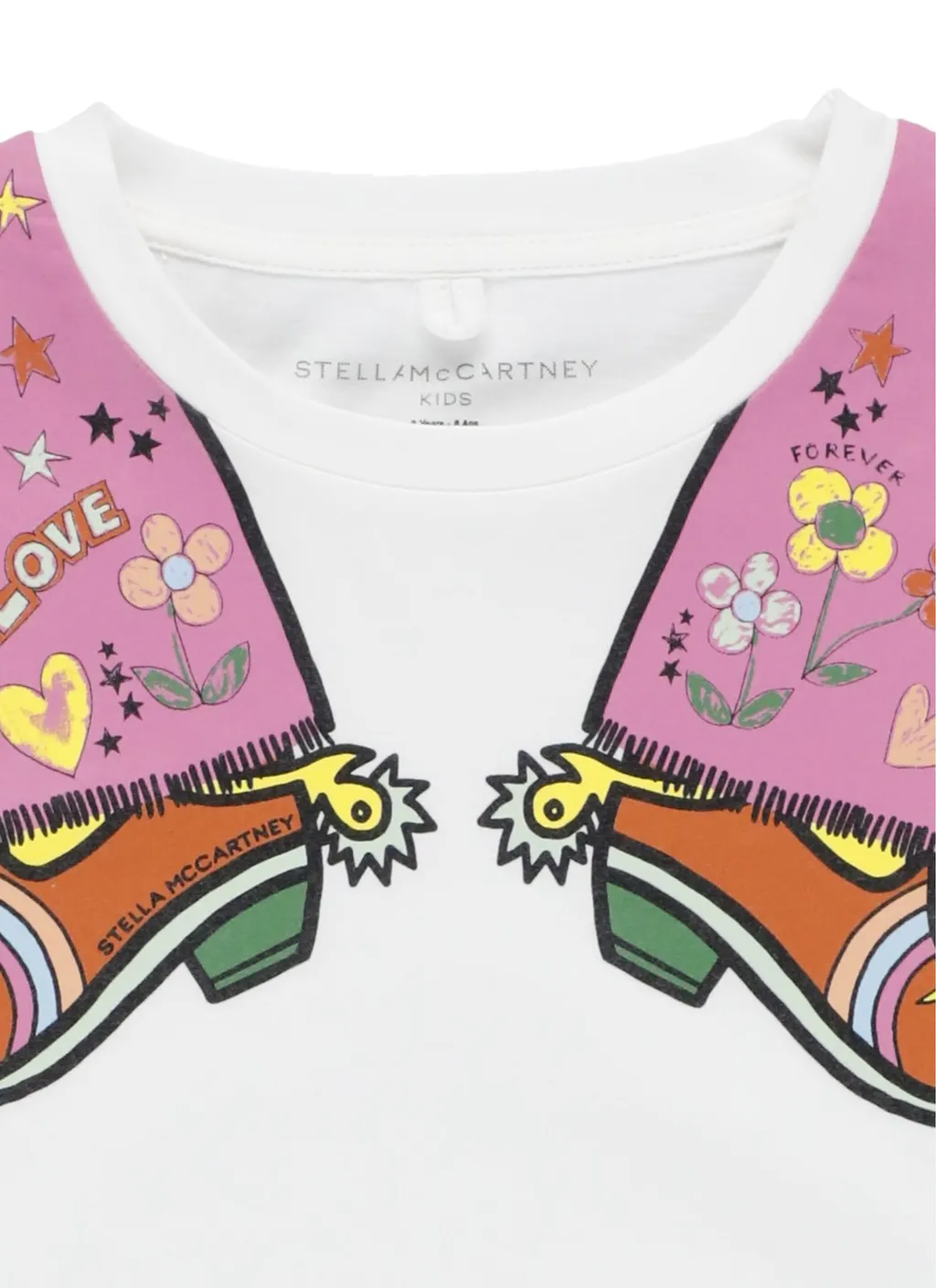 Stella Mccartney Kids Graphic Printed Crewneck T-Shirt