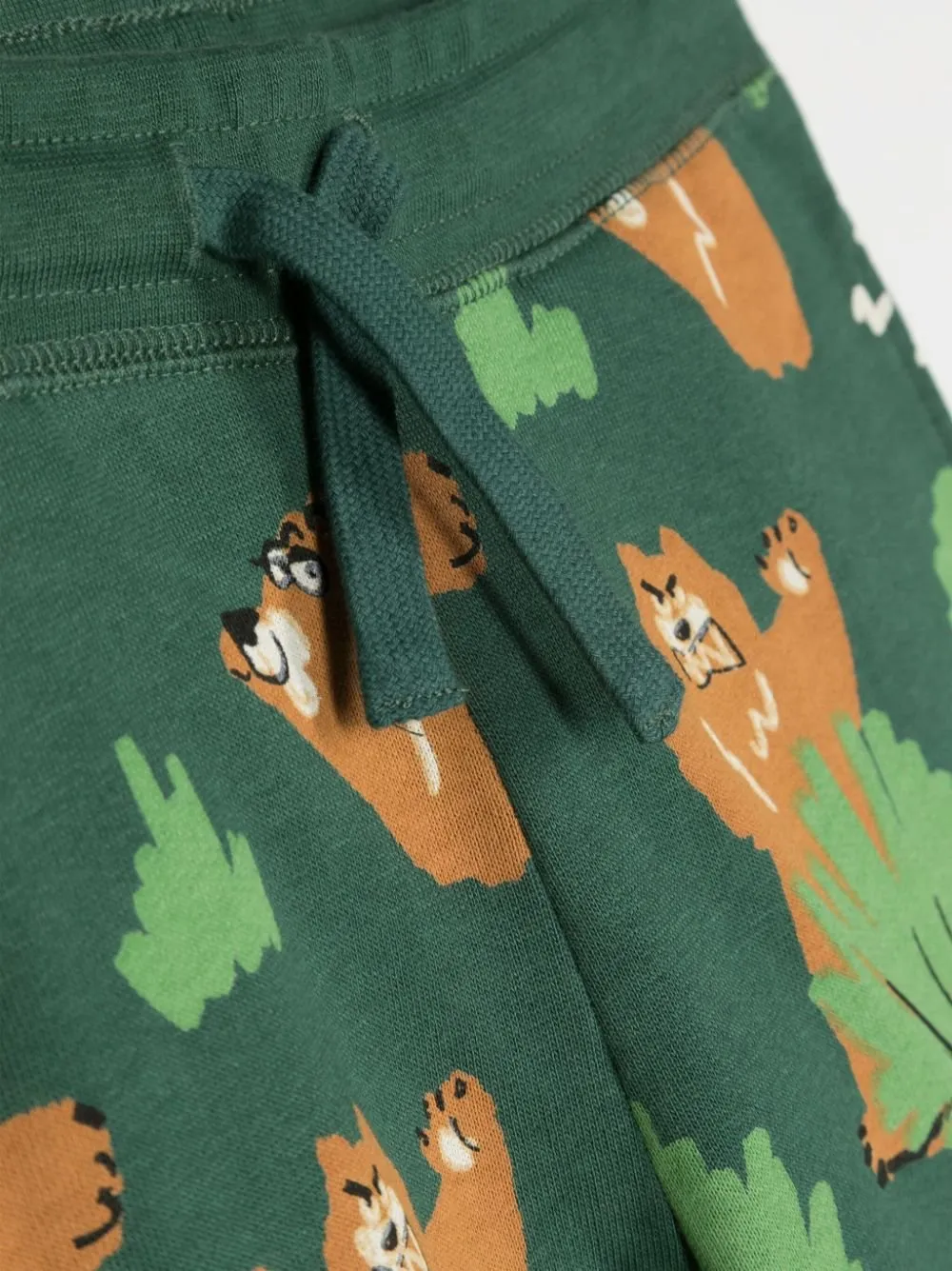 Stella Mccartney Kids Bear-Printed Drawstring Trousers