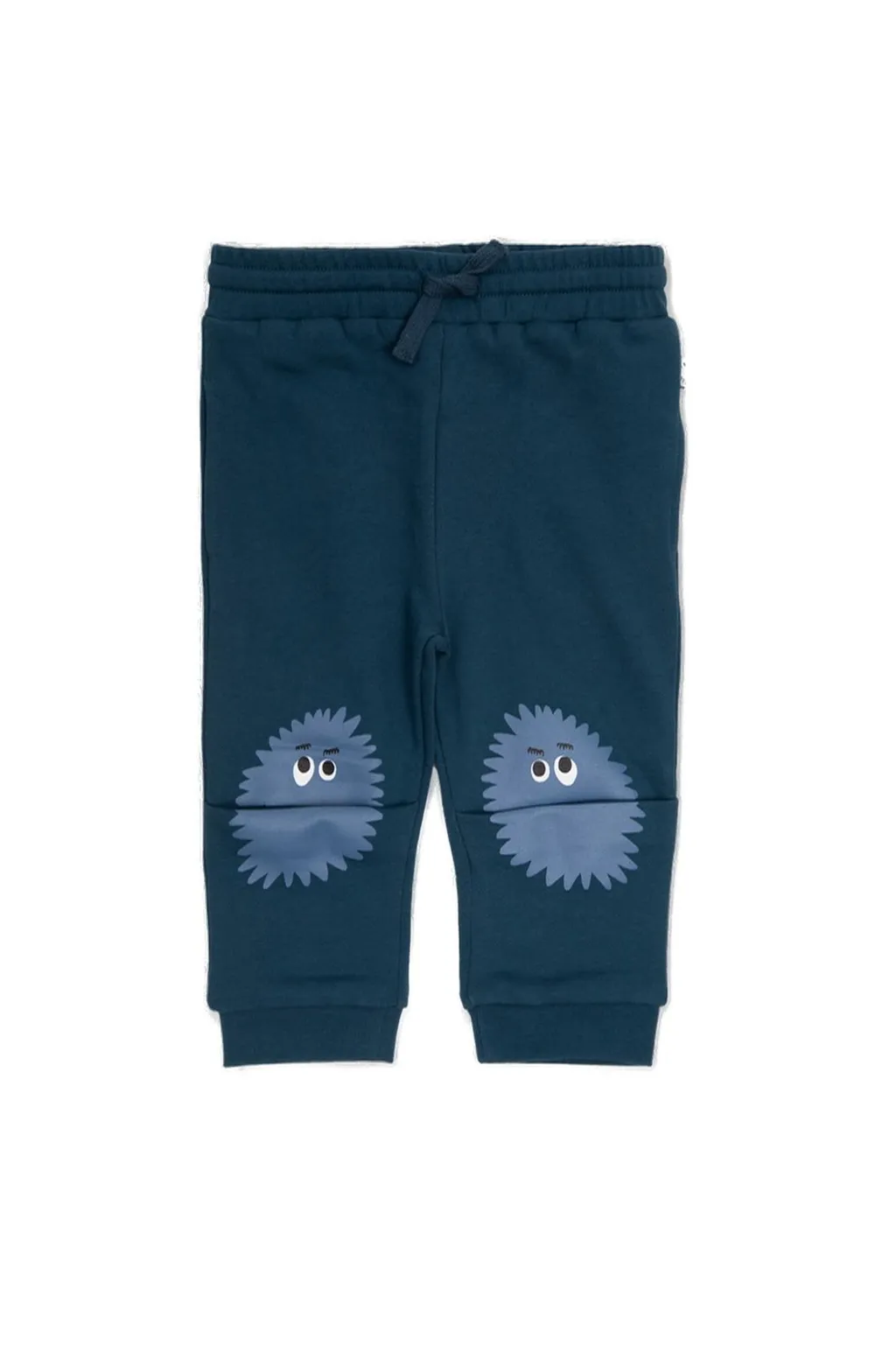 Stella Mccartney Kids Monster Knee Patch Drawstring Track Pants