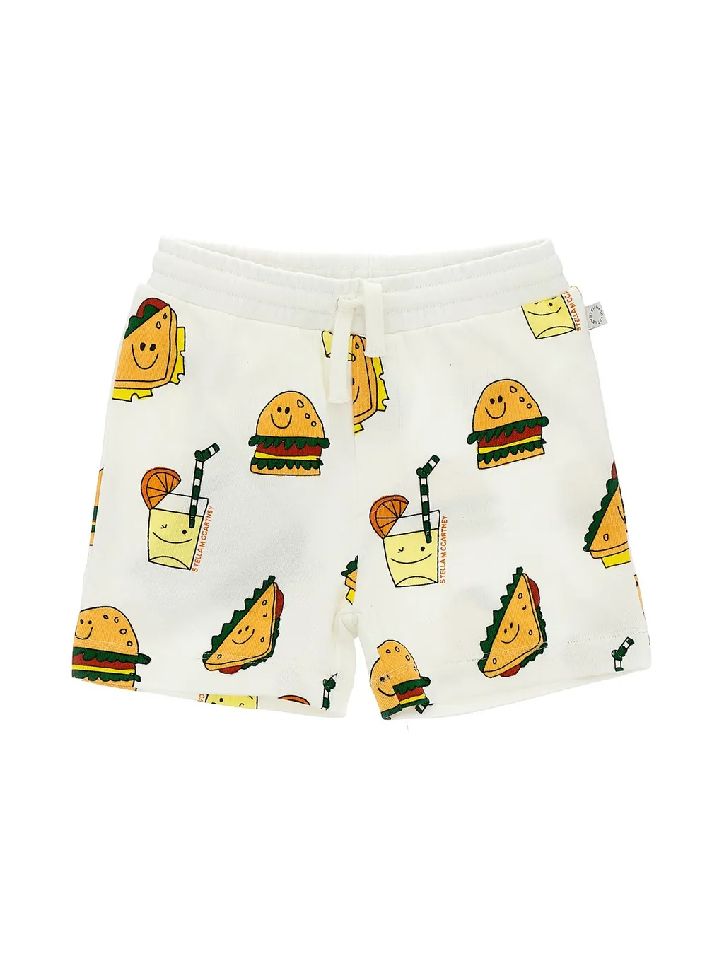 Stella Mccartney Kids Graphic-Printed Drawstring Shorts