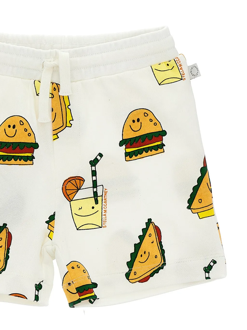 Stella Mccartney Kids Graphic-Printed Drawstring Shorts