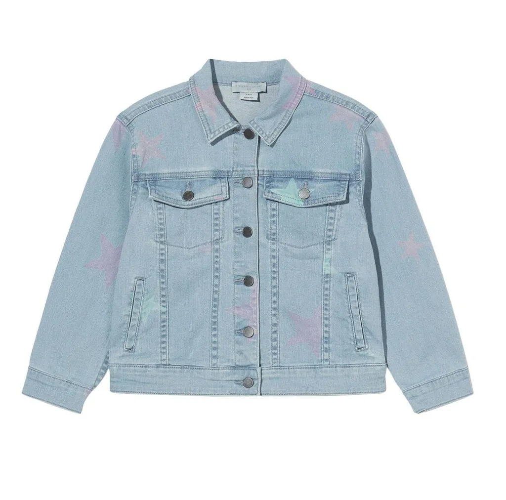 Stella Mccartney Kids Straight Hem Denim Jacket